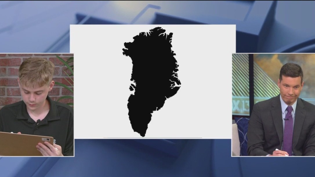 FOX 13 Geography Bee with Pinellas 7th grader