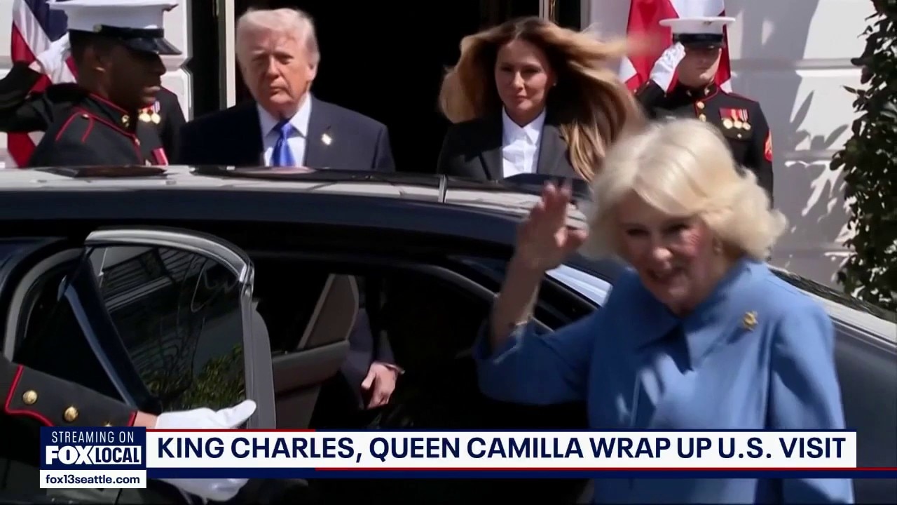 King Charles ends US tour with President Trump