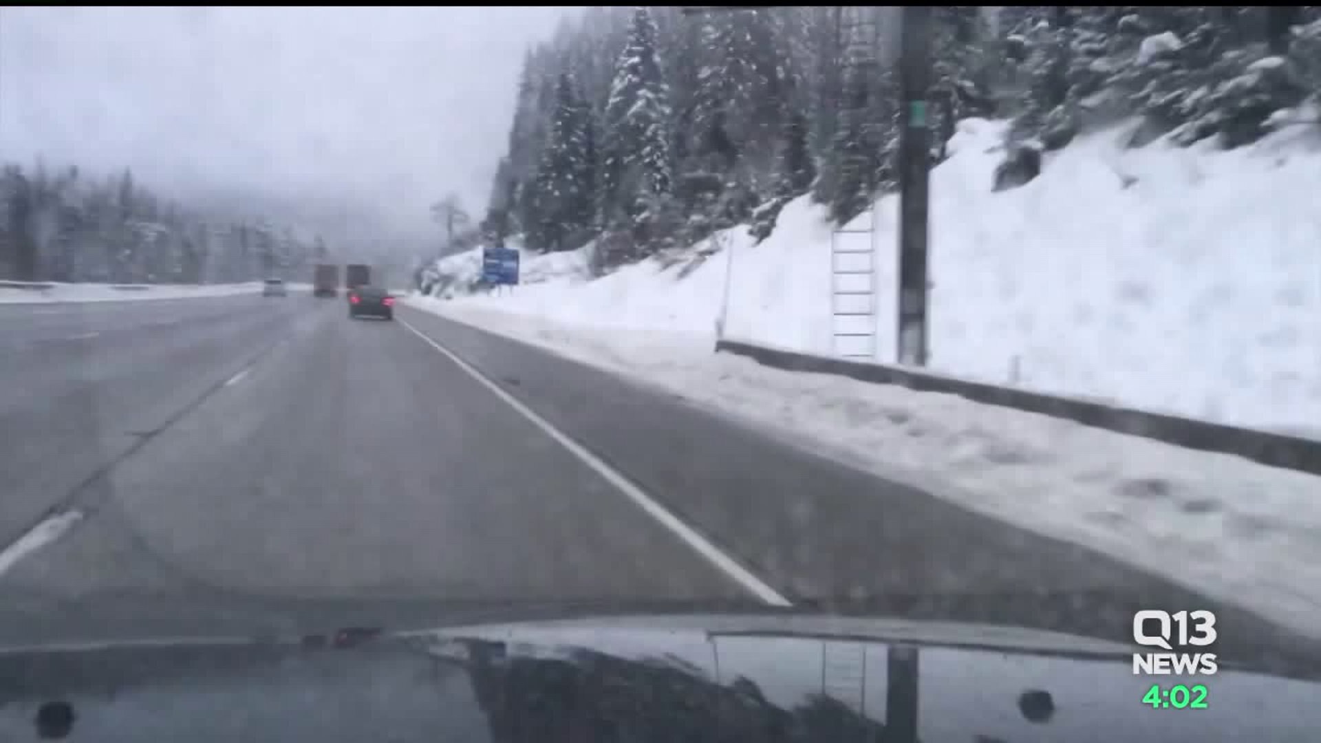 Mountain snow
