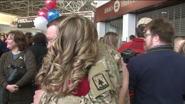 "I love you. I missed you:" Wisconsin families welcome soldiers home from Afghanistan
