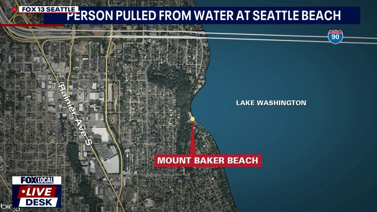 Swimmer rescued at Mount Baker Beach