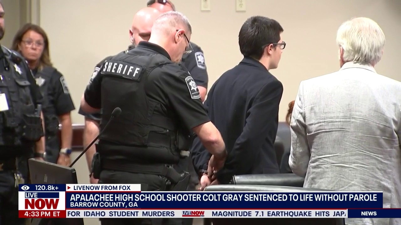 Apalachee High School shooter Colt Gray sentenced