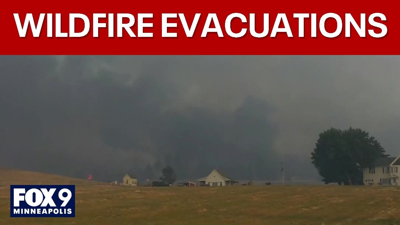 Wildfires near Spokane destroy homes, force evacuations