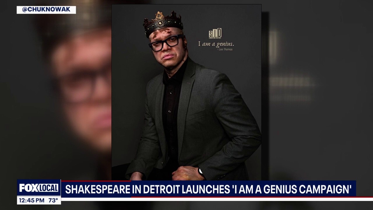 Shakespeare in Detroit launches 'I am a genius' campaign