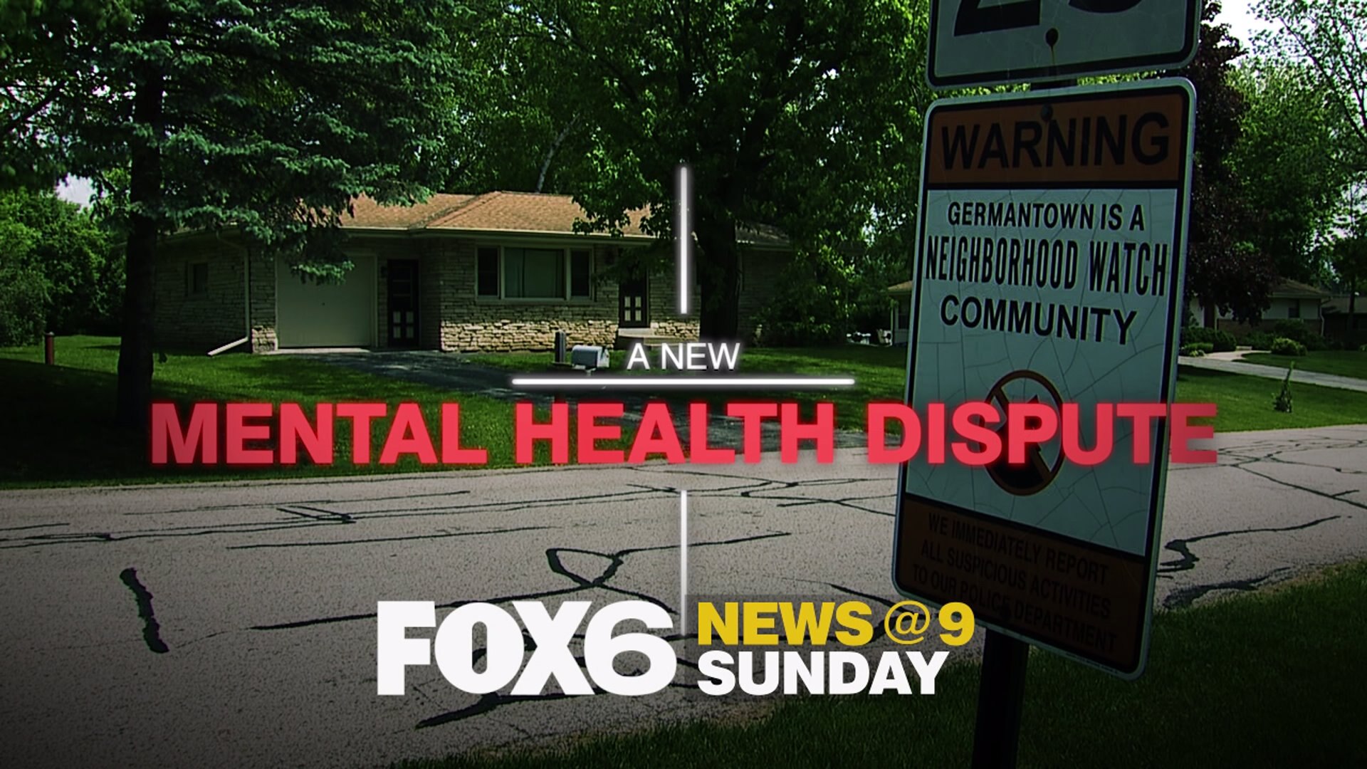 A new mental health dispute, Sunday at 9