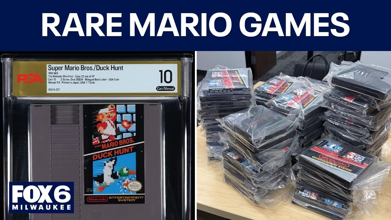 Rare Super Mario games found in Wisconsin