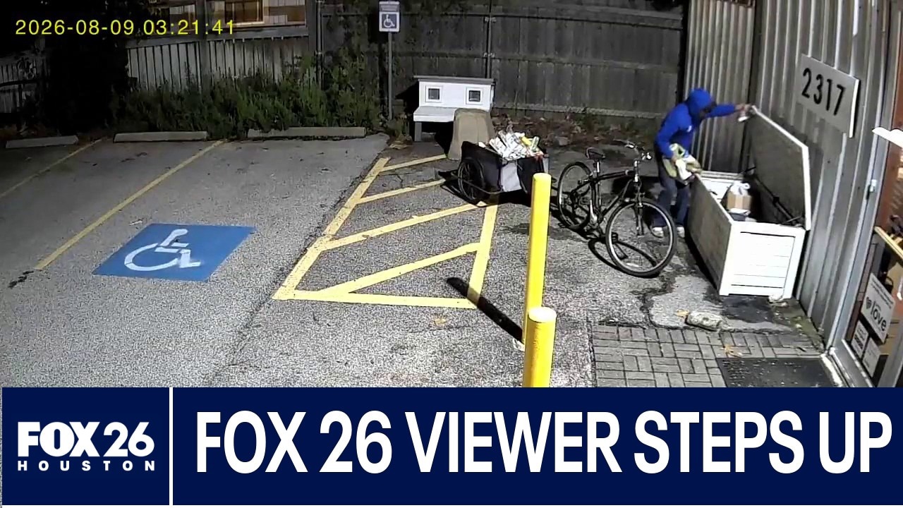 FOX 26 viewer donates money to victim of theft caught on camera