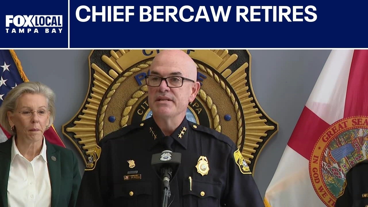 Tampa Police Chief Lee Bercaw retires, takes teaching job at USF