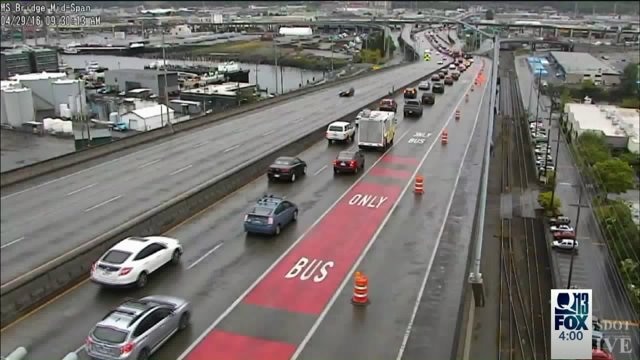 First day of viaduct closure