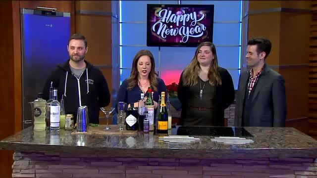 New Year`s Eve cocktails