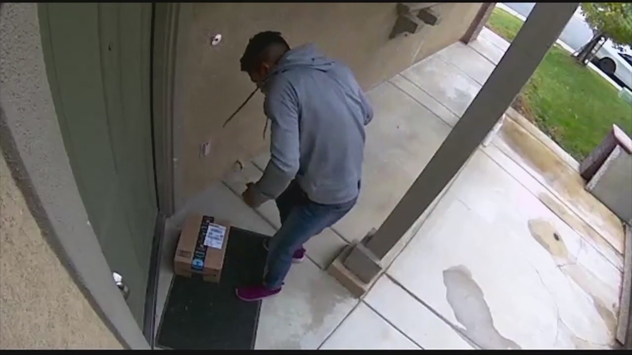 Police investigate 'porch pirates' in the Inland Empire