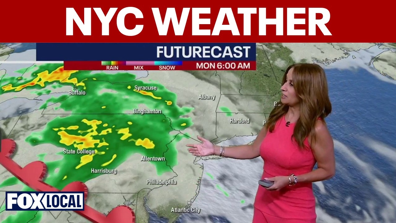 New York weather forecast: Perfect Father's Day before Monday washout