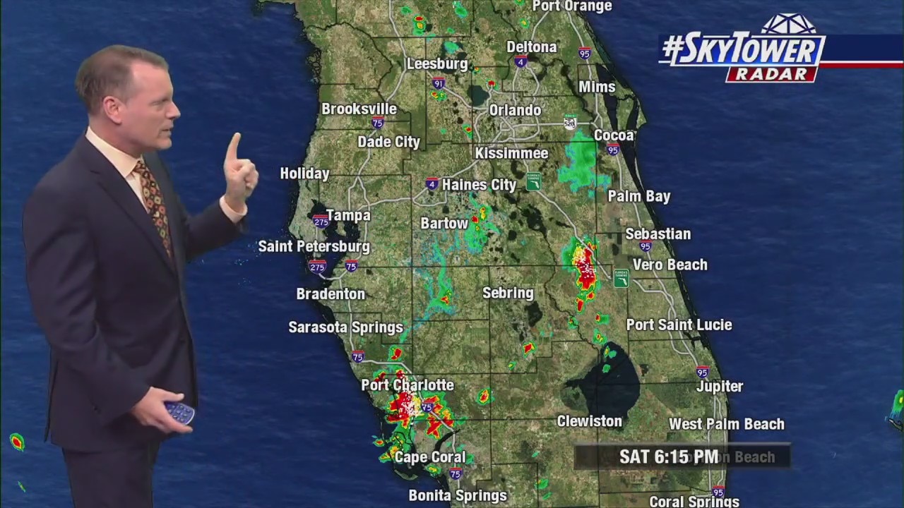 Saturday night forecast