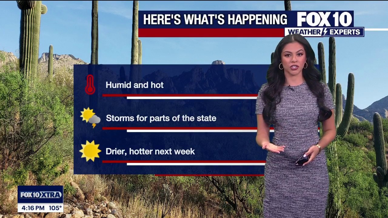 Warm temps, wet weather across Arizona