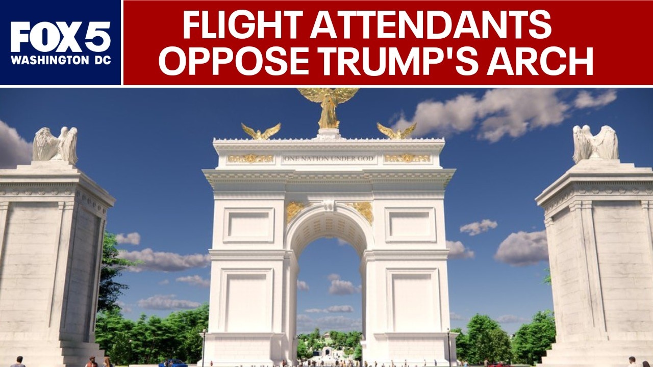 Flight attendants raise safety concerns over President Trump's proposed arch