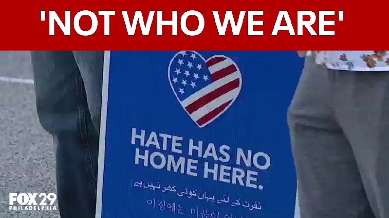 Community rallies after hate-filled graffiti spray painted at local park