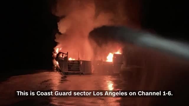 34 feared dead in boat fire off California coast