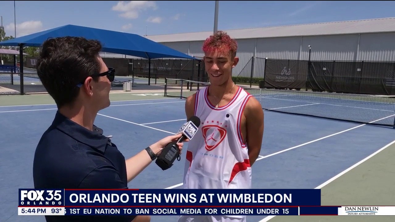 Orlando 16-year-old tennis player wins big at Wimbledon