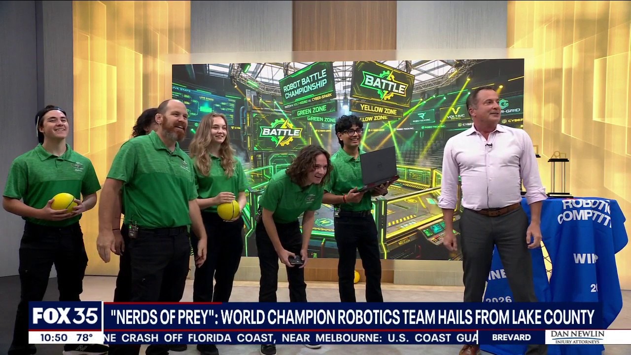Lake County Robotics Team "Nerds of Prey" wins World Championship