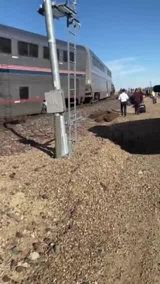 Reports: Amtrak cross-country train derails in Montana town