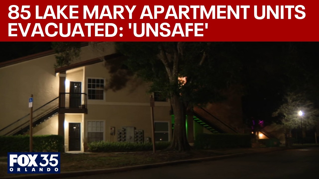85 apartment units evacuated: Officials site damage to stairs, structure