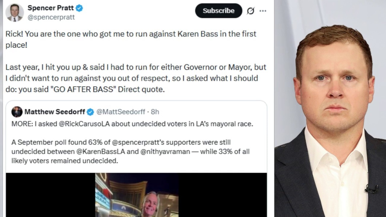 Spencer Pratt slams Rick Caruso for Karen Bass vote
