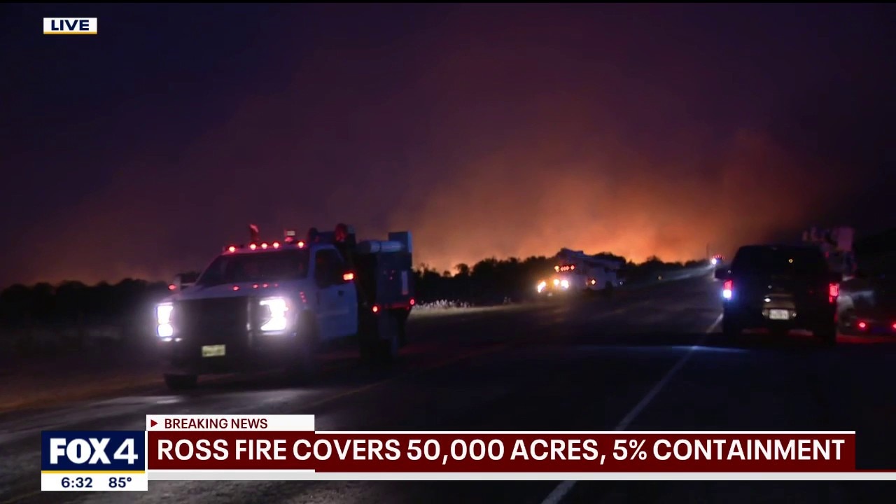 Palo Pinto wildfire grows to more than 50,000 acres