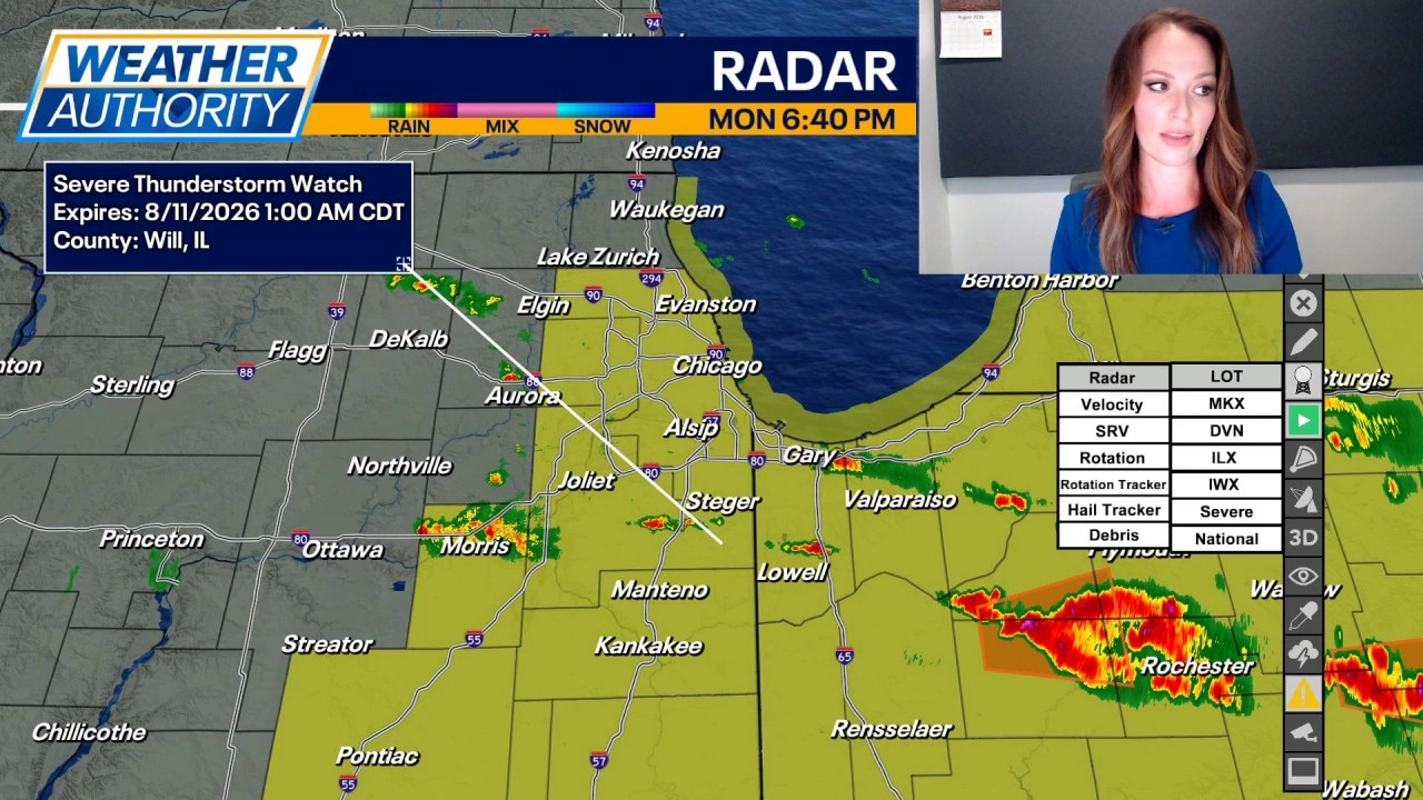 Chicago weather: Severe storms, damaging winds possible through Wednesday