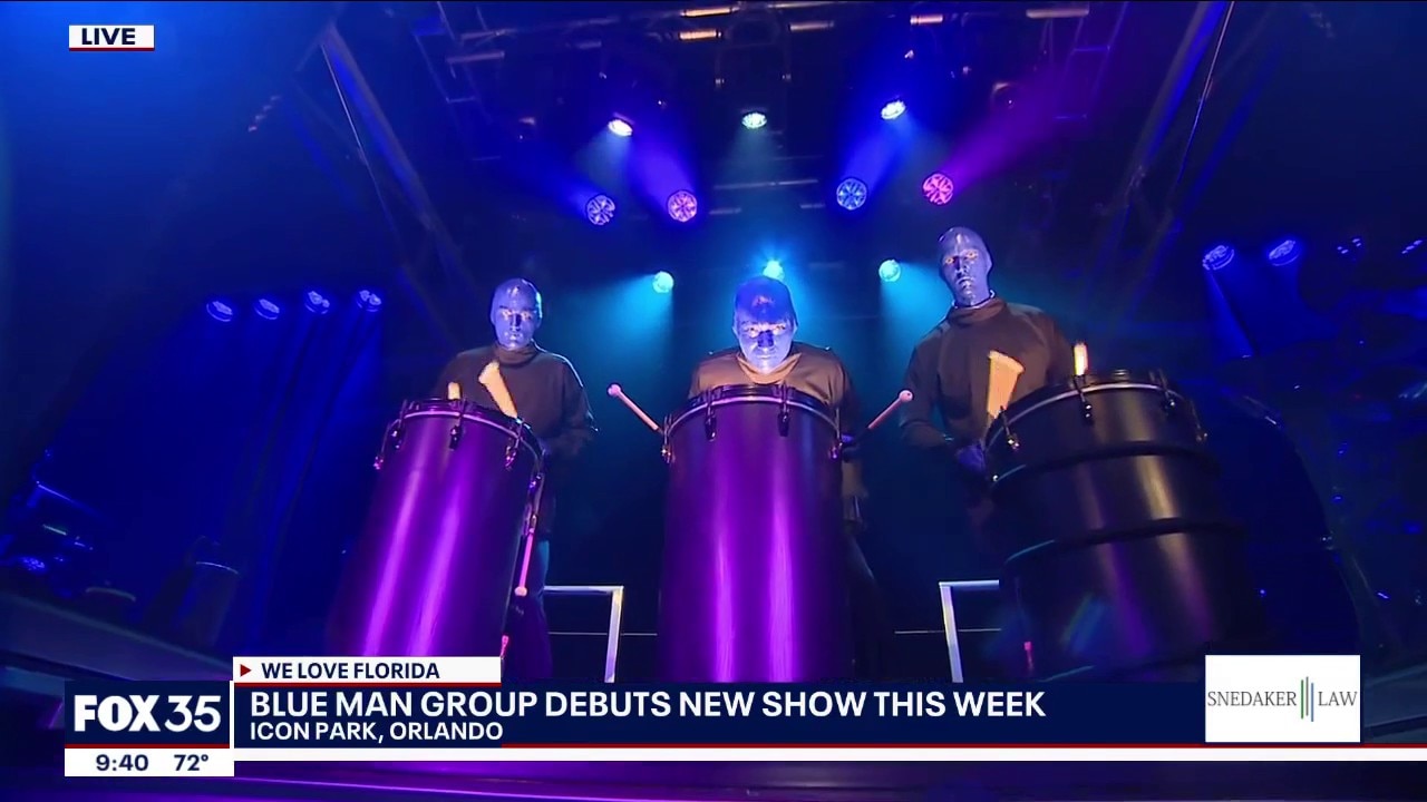 Blue Man Group debuts new show this week