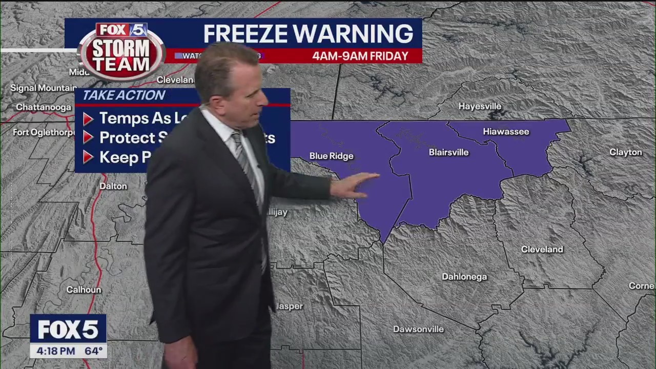 Thursday evening forecast