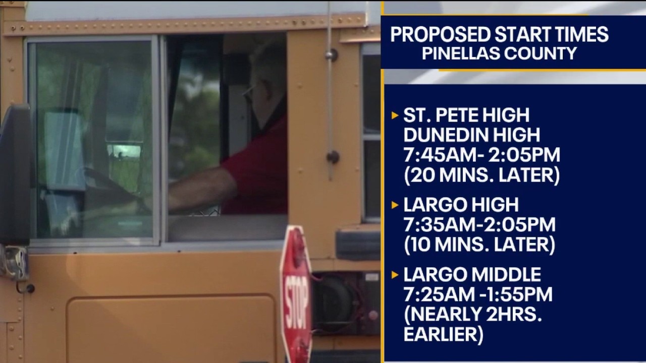 Vote planned for Pinellas school start times