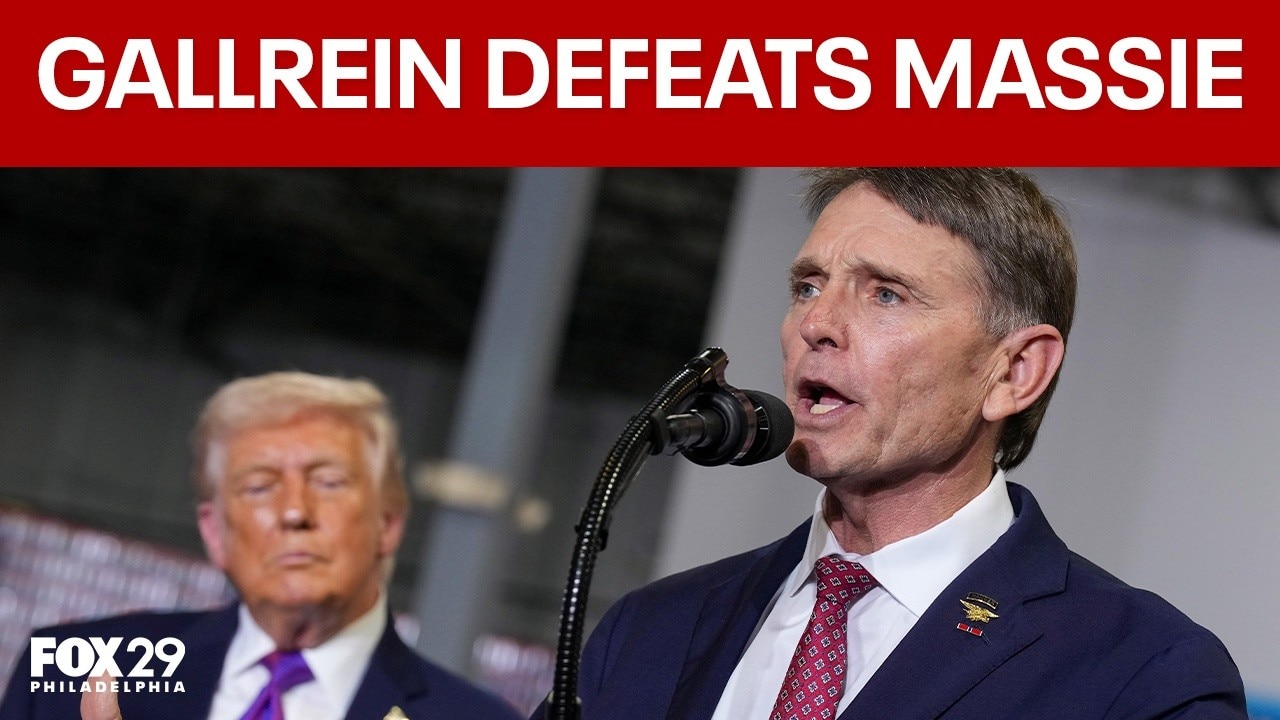 Trump celebrates Gallrein's primary election win over GOP opponent Massie