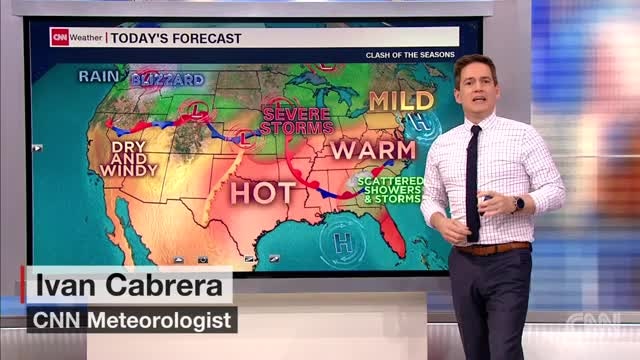 Blizzard brews out West