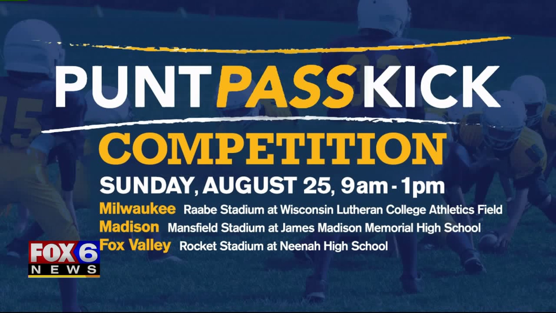 Fund Punt Pass Kick Competition