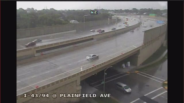 Traffic cam: Semi crashes into sound barrier at Plainfield Curve