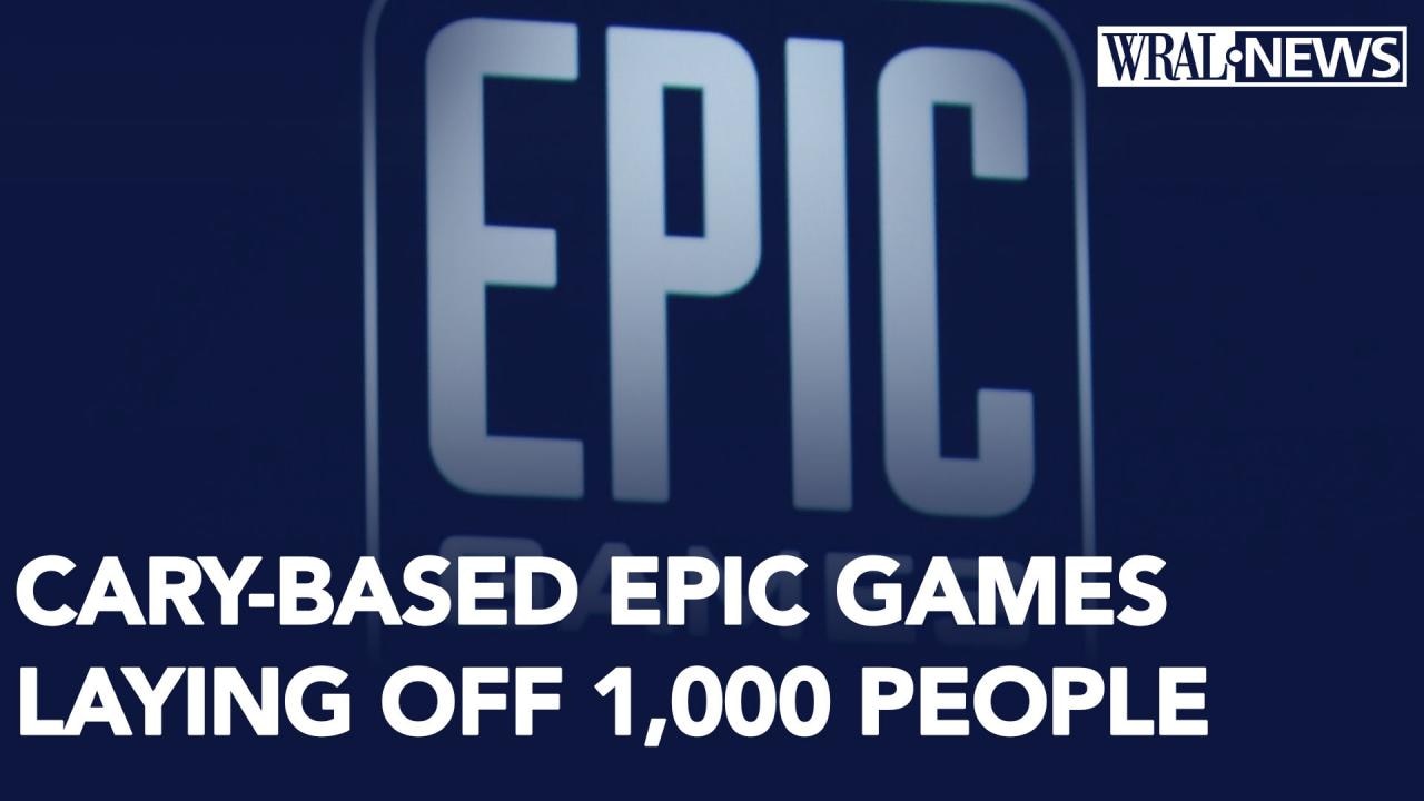Epic Games lays off 1,000 employees 