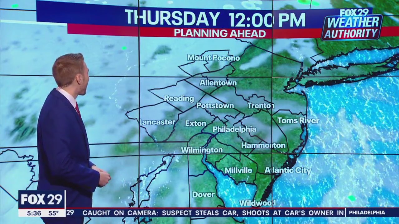 Weather Authority: 5 p.m. Wednesday forecast