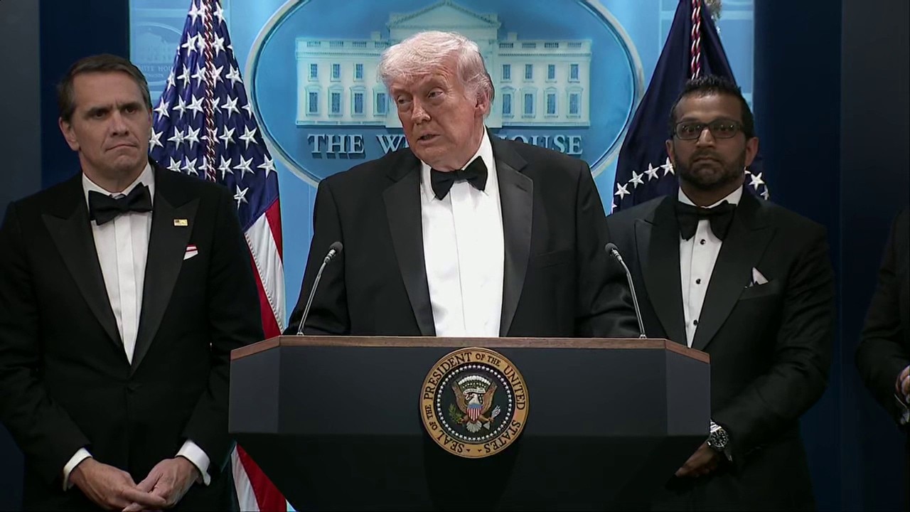 Trump speaks after WHCA shooting [FULL]