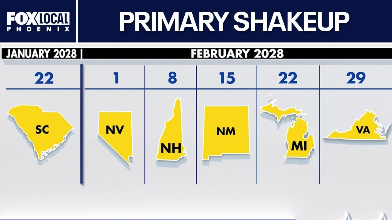 2028 Election: Democrats change primary calendar
