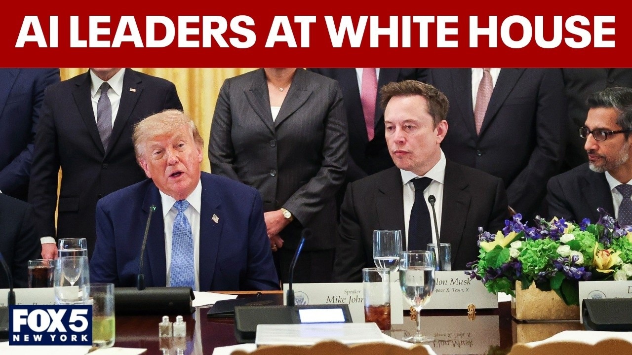 Trump meets with top AI leaders at White House