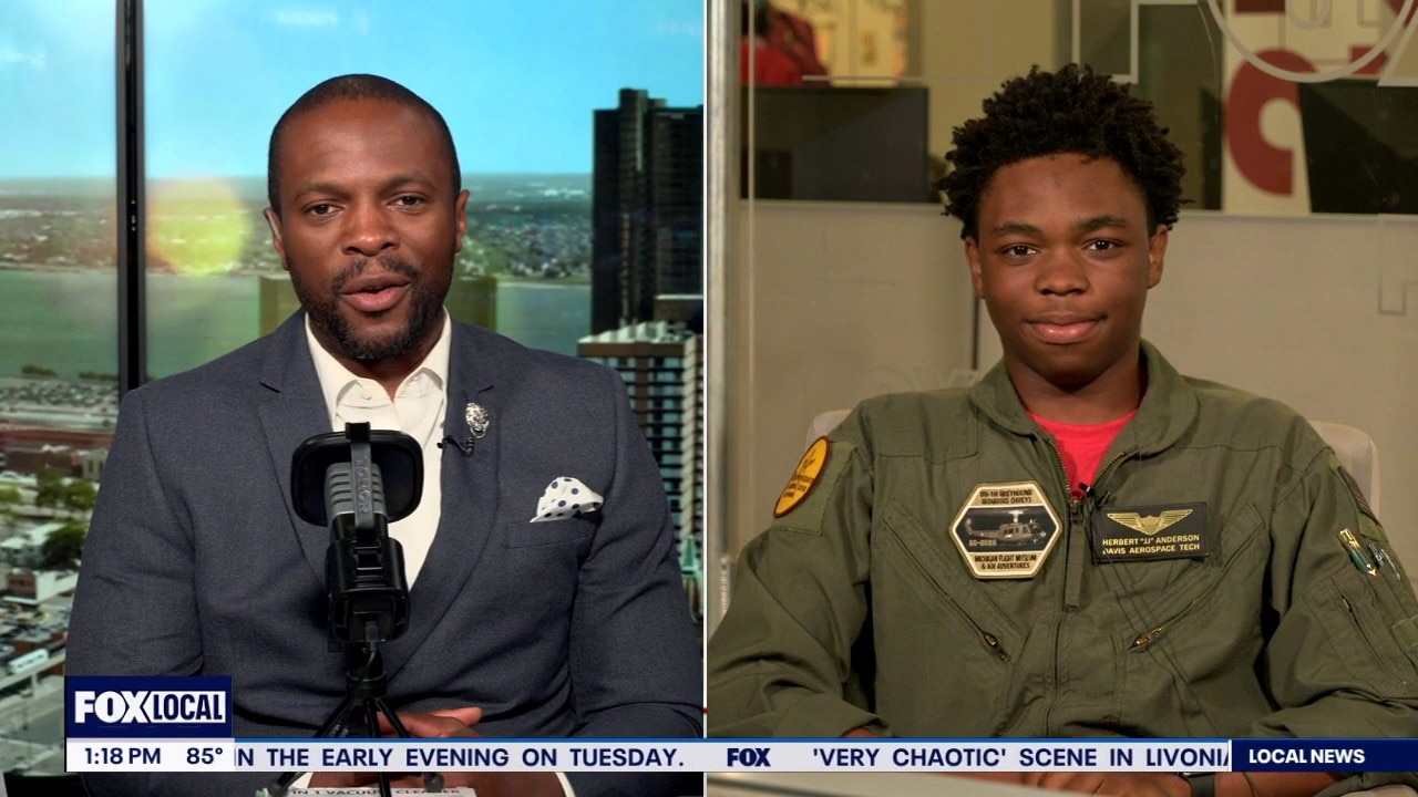 Meet the first Detroit teen to complete a solo flight in 11 years