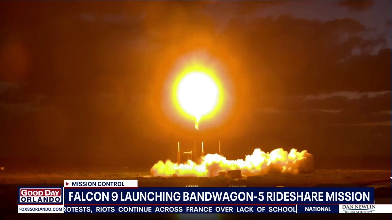 SpaceX launches Bandwagon-5 mission from Cape Canaveral