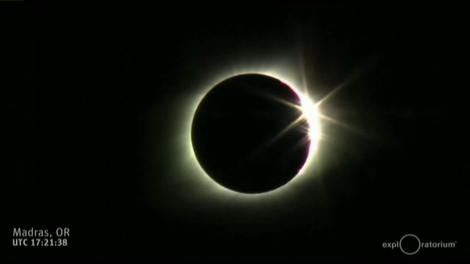 Watch the total solar eclipse