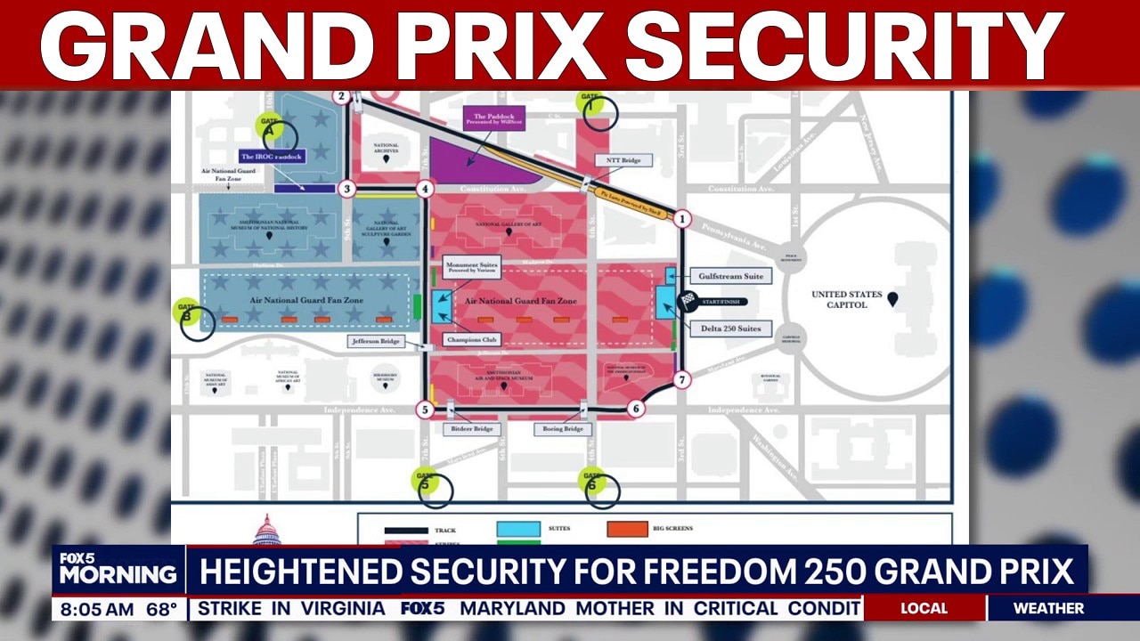 Heightened security in place for Freedom 250 Grand Prix