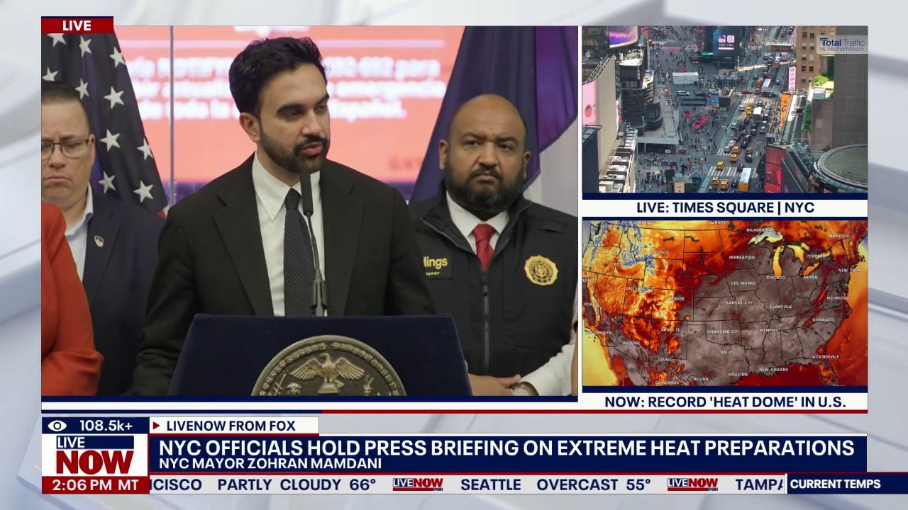 NYC officials host press briefing on heat wave preps