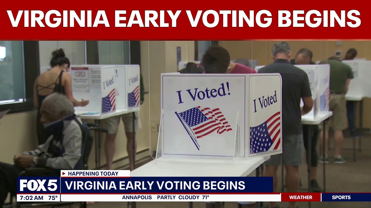 Virginia early voting begins Friday: What to know