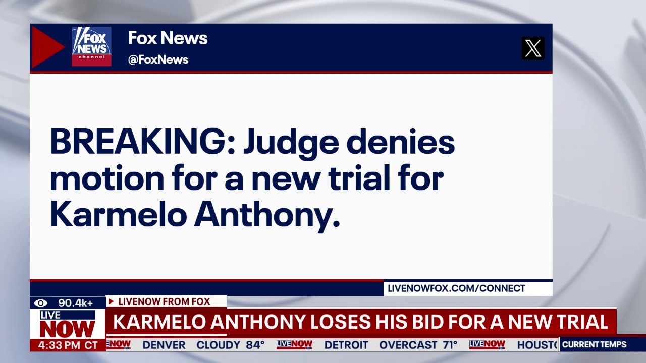 Judge denies Karmelo Anthony's motion for new trial