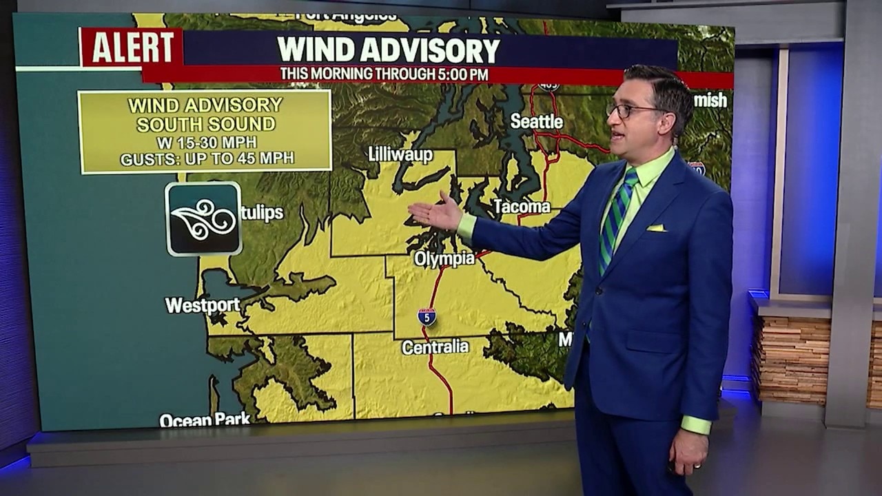 Seattle weather: Gusty wind, rain and possible thunderstorms in WA