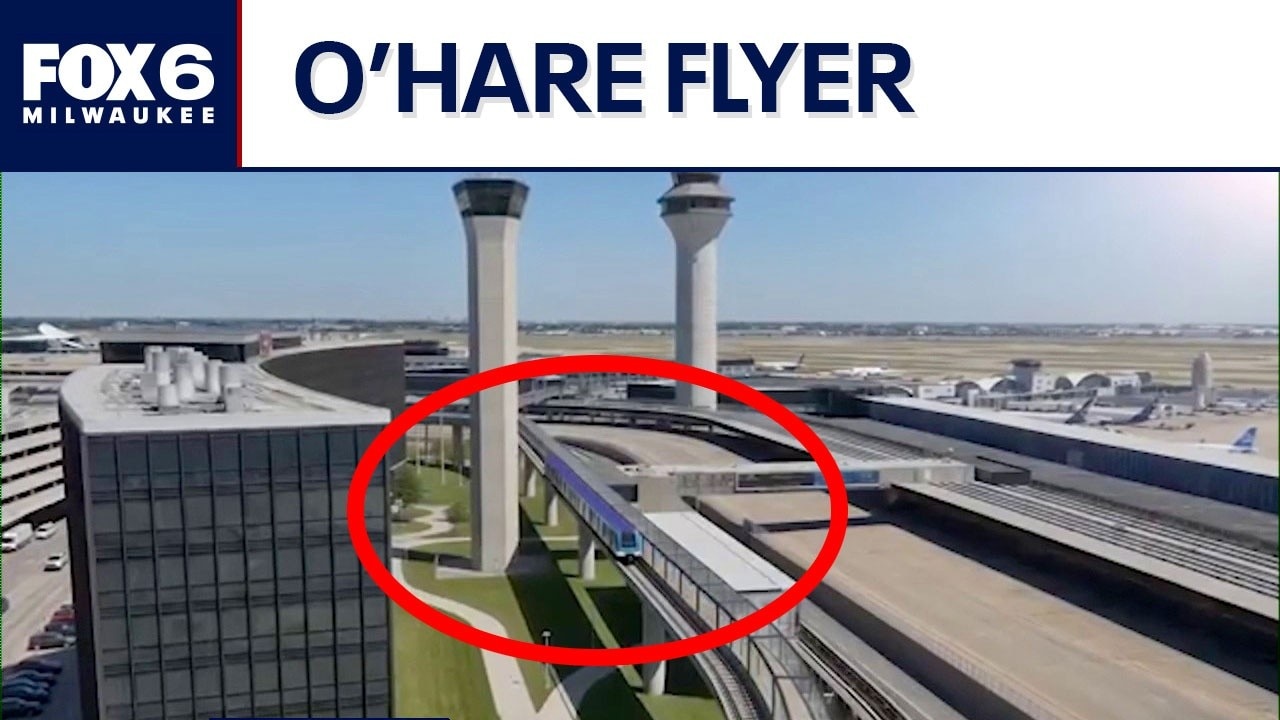 Proposed high-speed train from airport to downtown Chicago