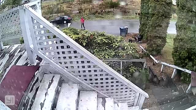 Home invasion surveillance video
